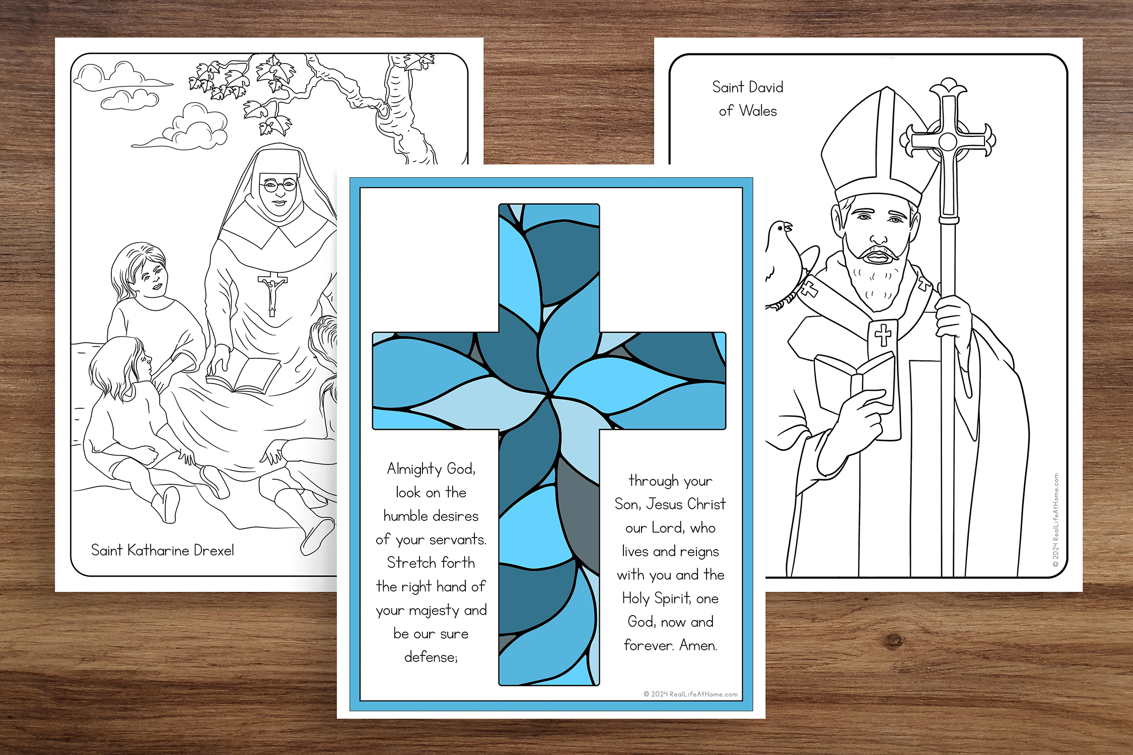 March 2024 Coloring Pages