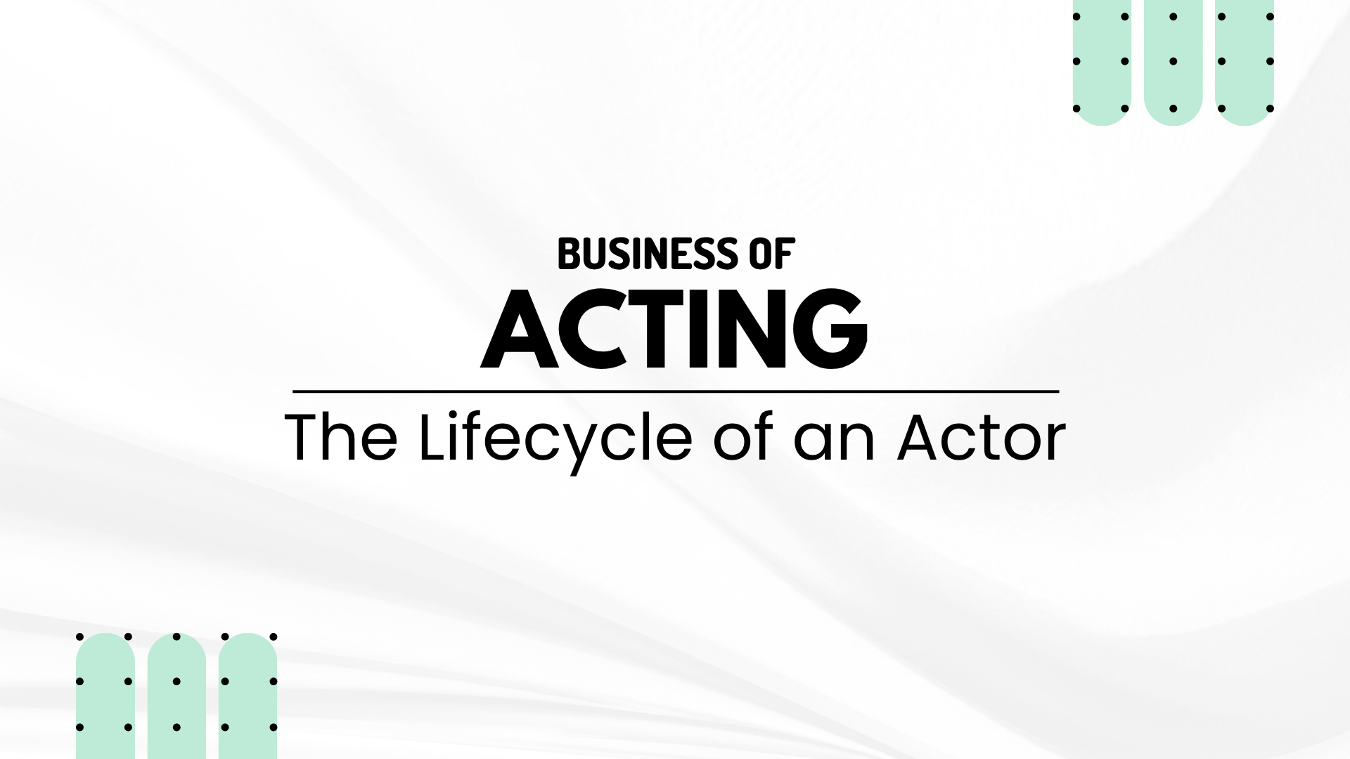Product image for The Lifecycle of an Actor