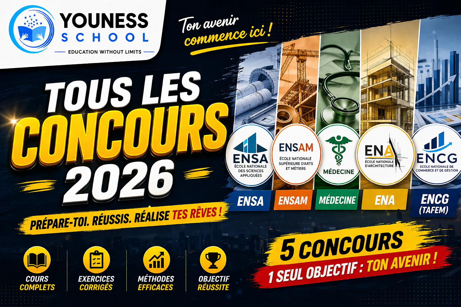 Product image for [FREE,BAC] Préparation Concours Post Bac 2026