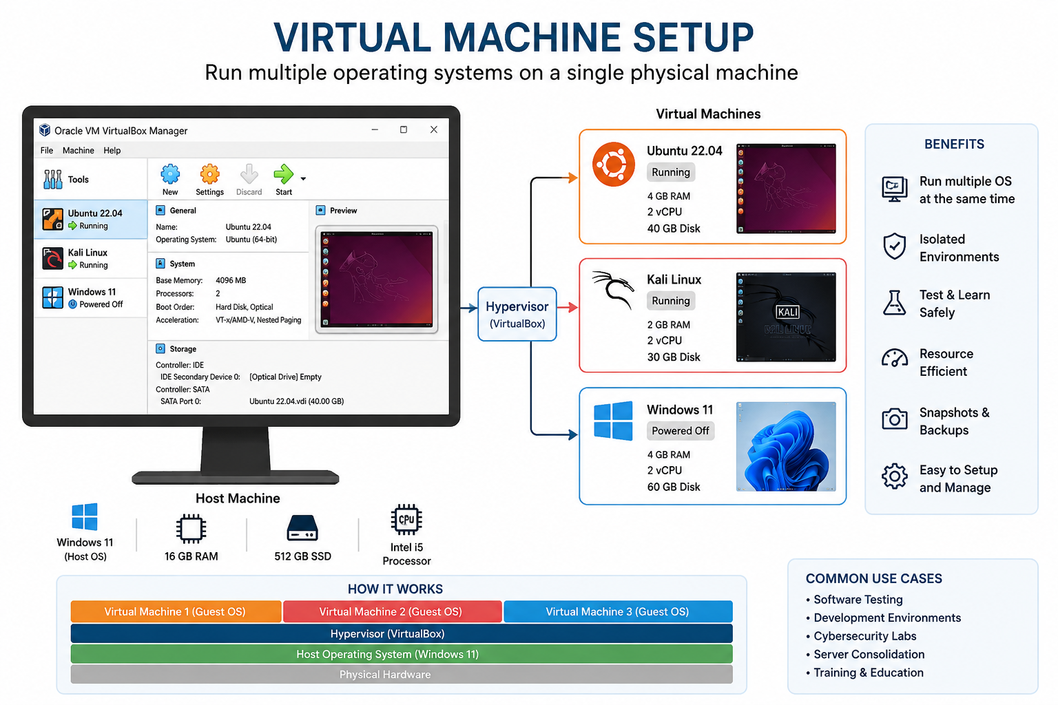 Product image for Practical Tutorial Course - Virtual Machine Setup 