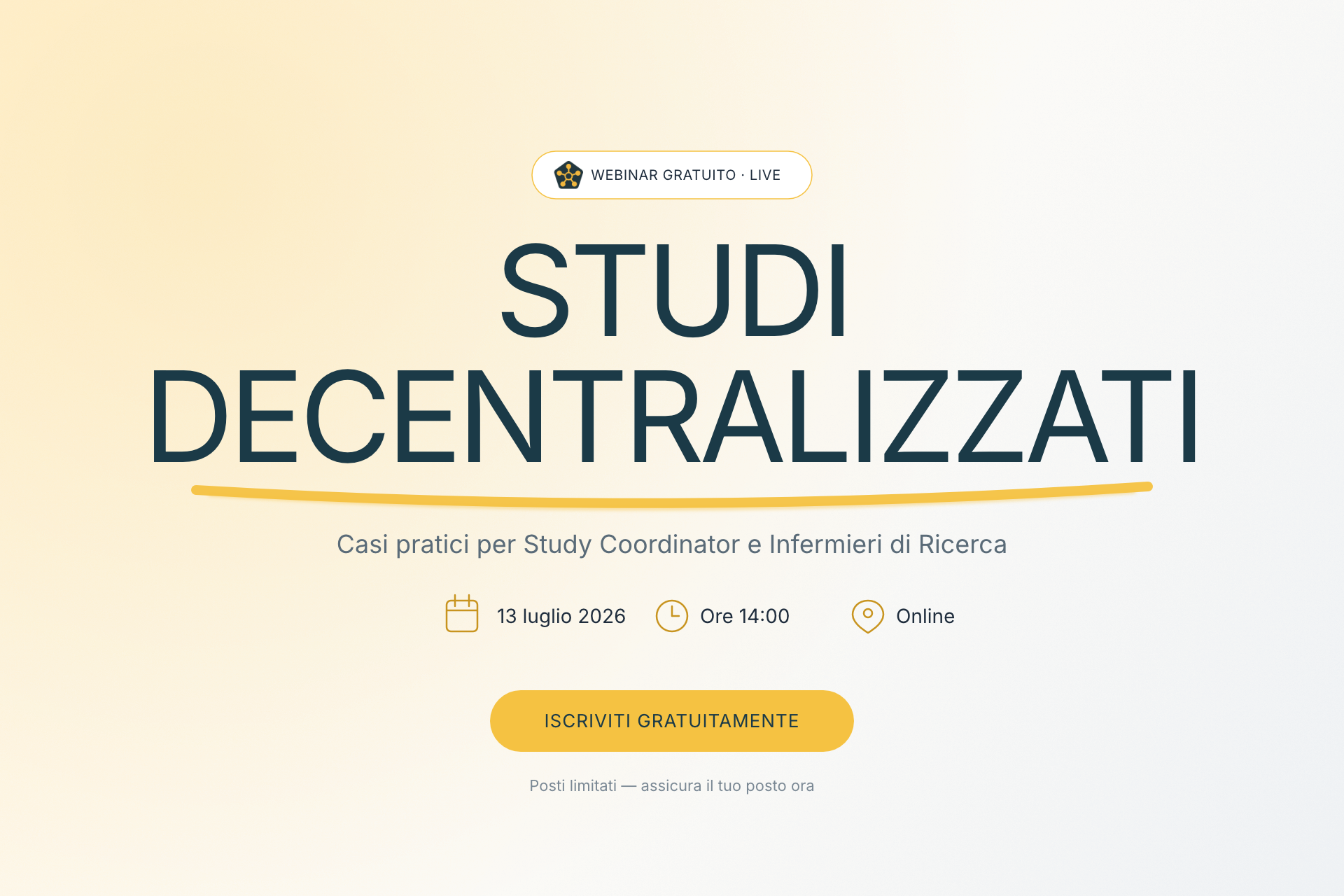 Product image for Studi Decentralizzati: Casi pratici per Study Coordinator e Infermieri di Ricerca