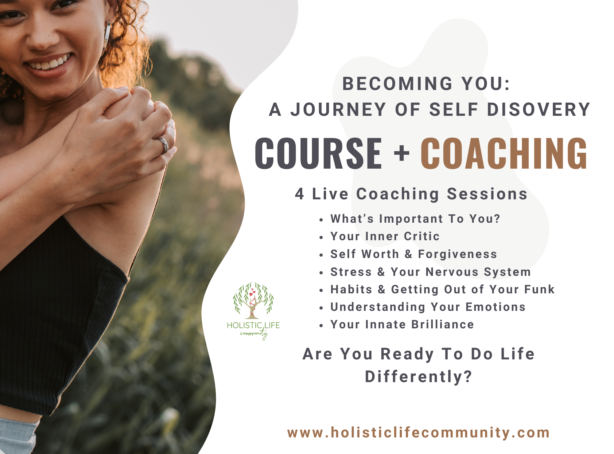 Product image for Live Coaching & Becoming You: Online Program