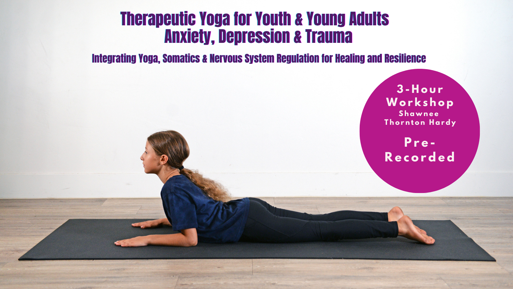 Product image for Therapeutic Yoga for Youth & Young Adults - Anxiety, Depression & Trauma