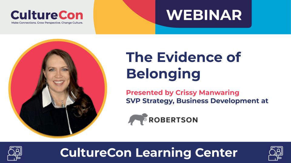 Product image for Webinar: The Evidence of Belonging