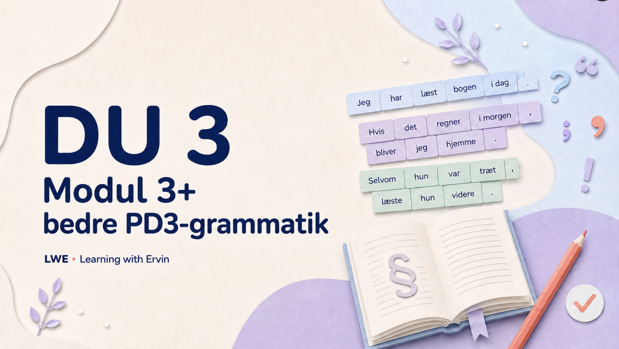Product image for DU 3 Modul 3 & Bedre PD3 grammatik