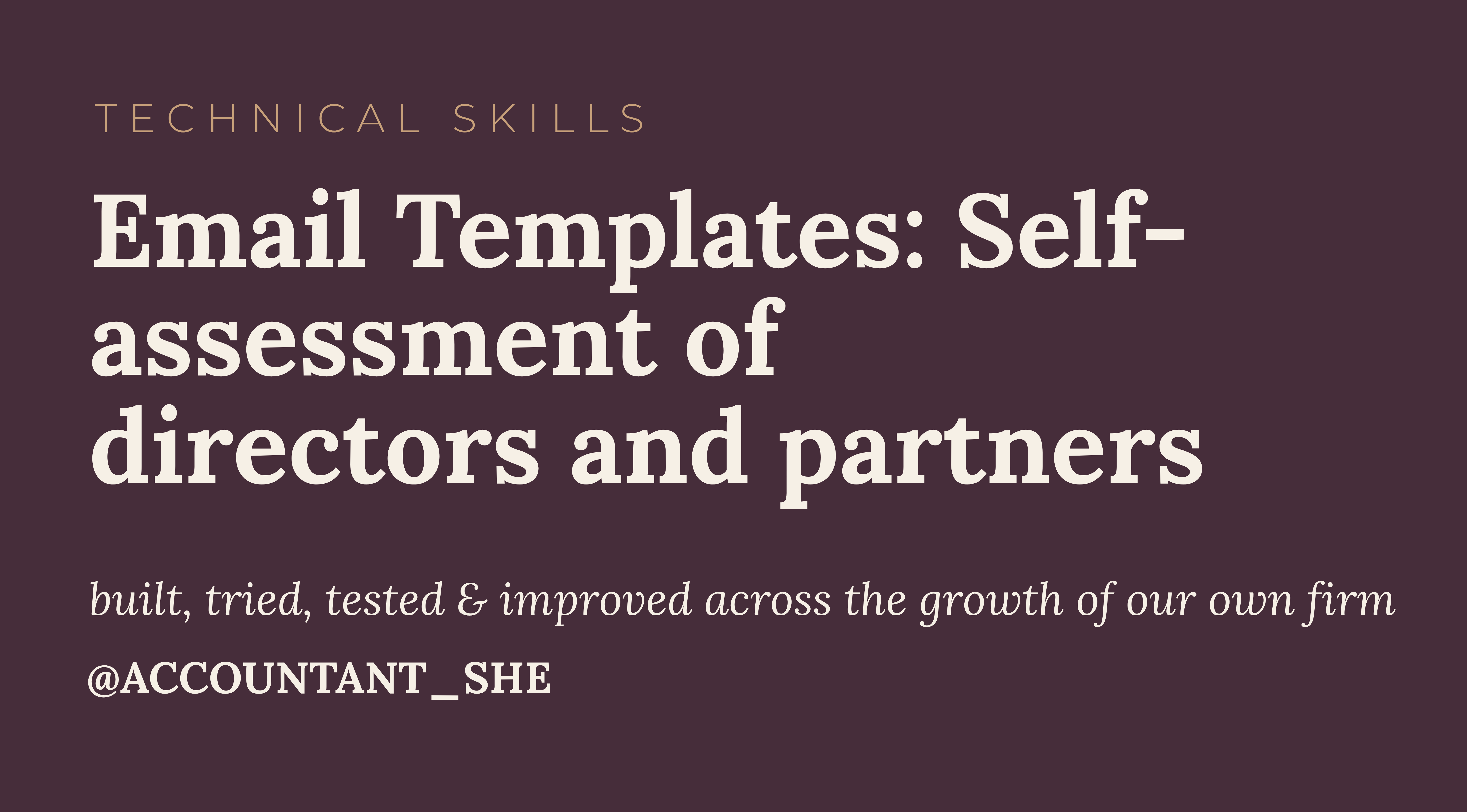 Product image for Email templates - Self-assessment of directors and partners