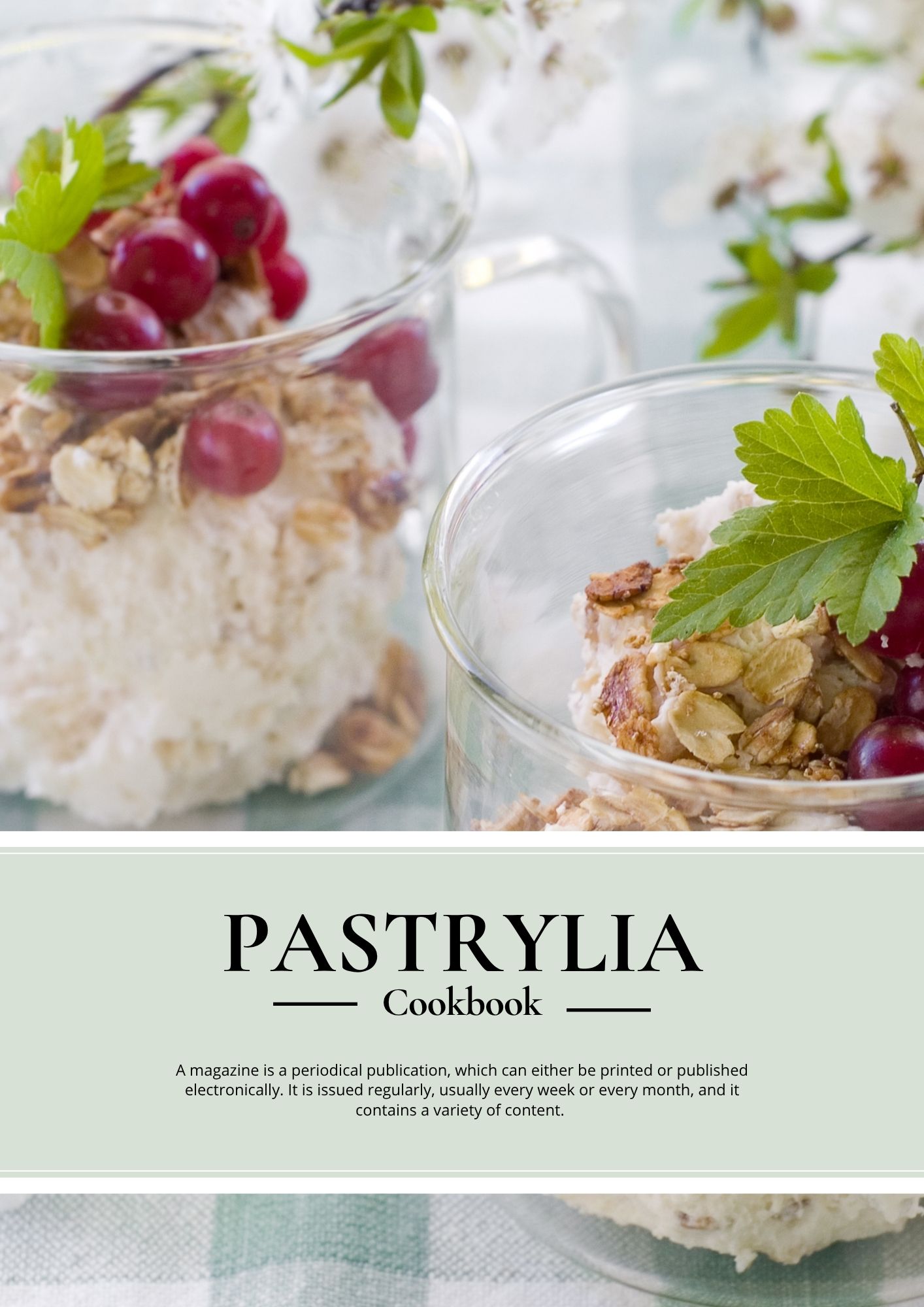 Product image for Customizable 18-Page Cookbook & Pastry Cookbook Template + 15-Minute Branding Call