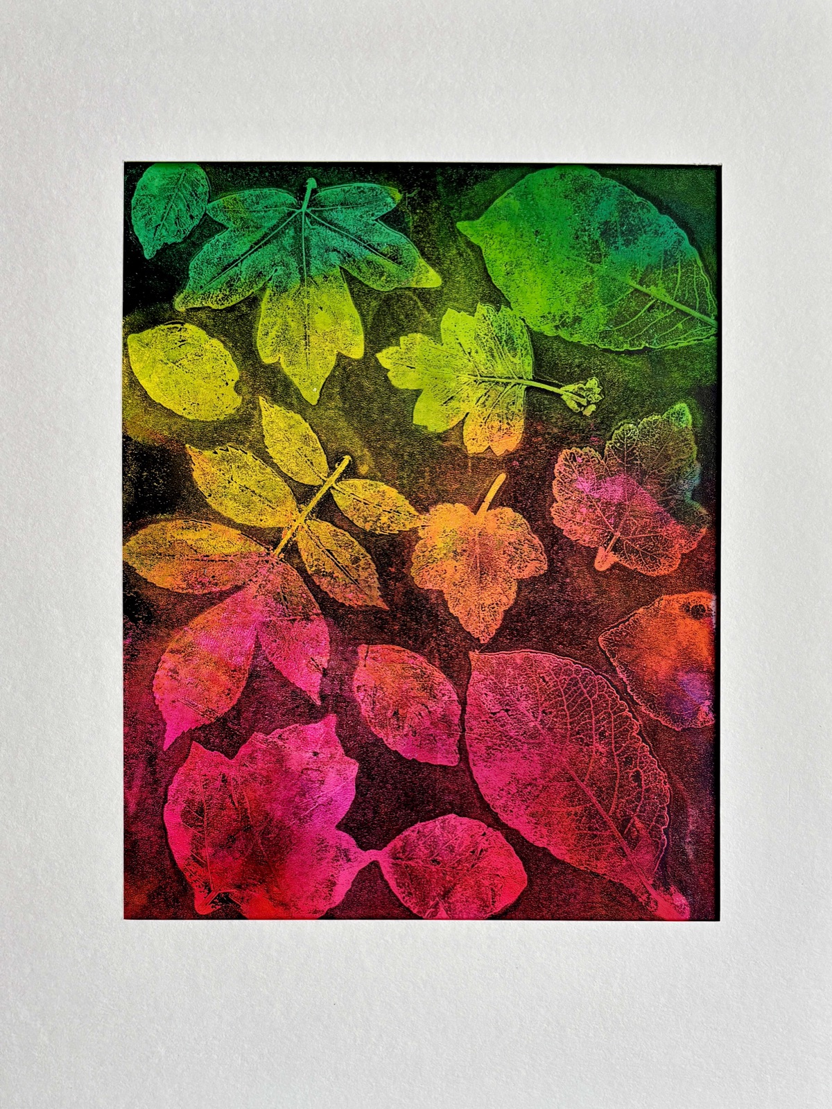 Finished gel print