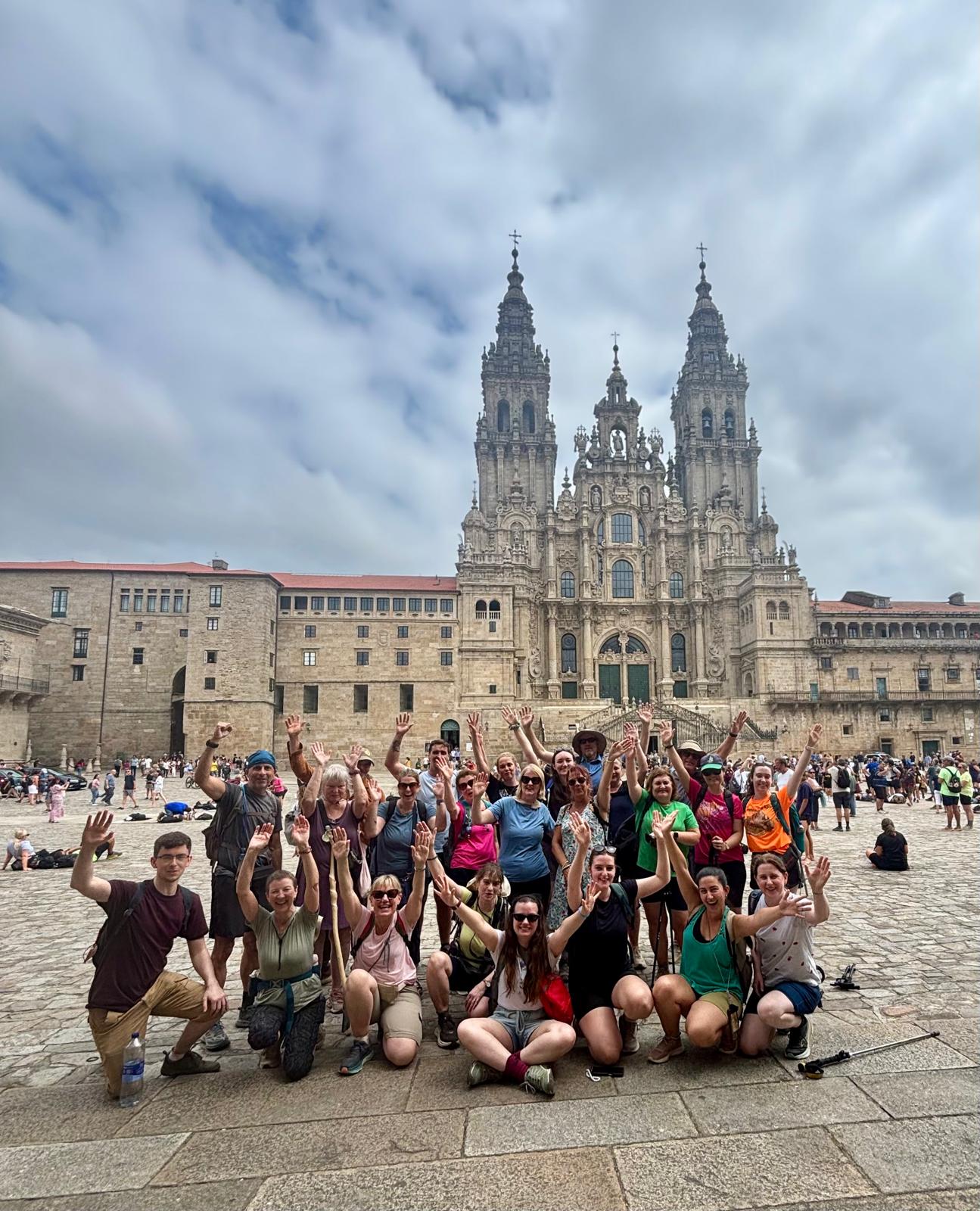 The first Gaeilge le Jane group trip on the Camino de Santiago