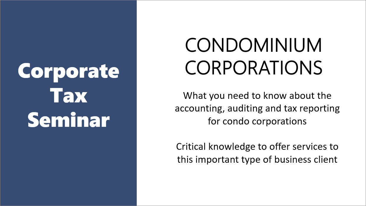 Product image for Accounting & Tax for Condominium Corporations