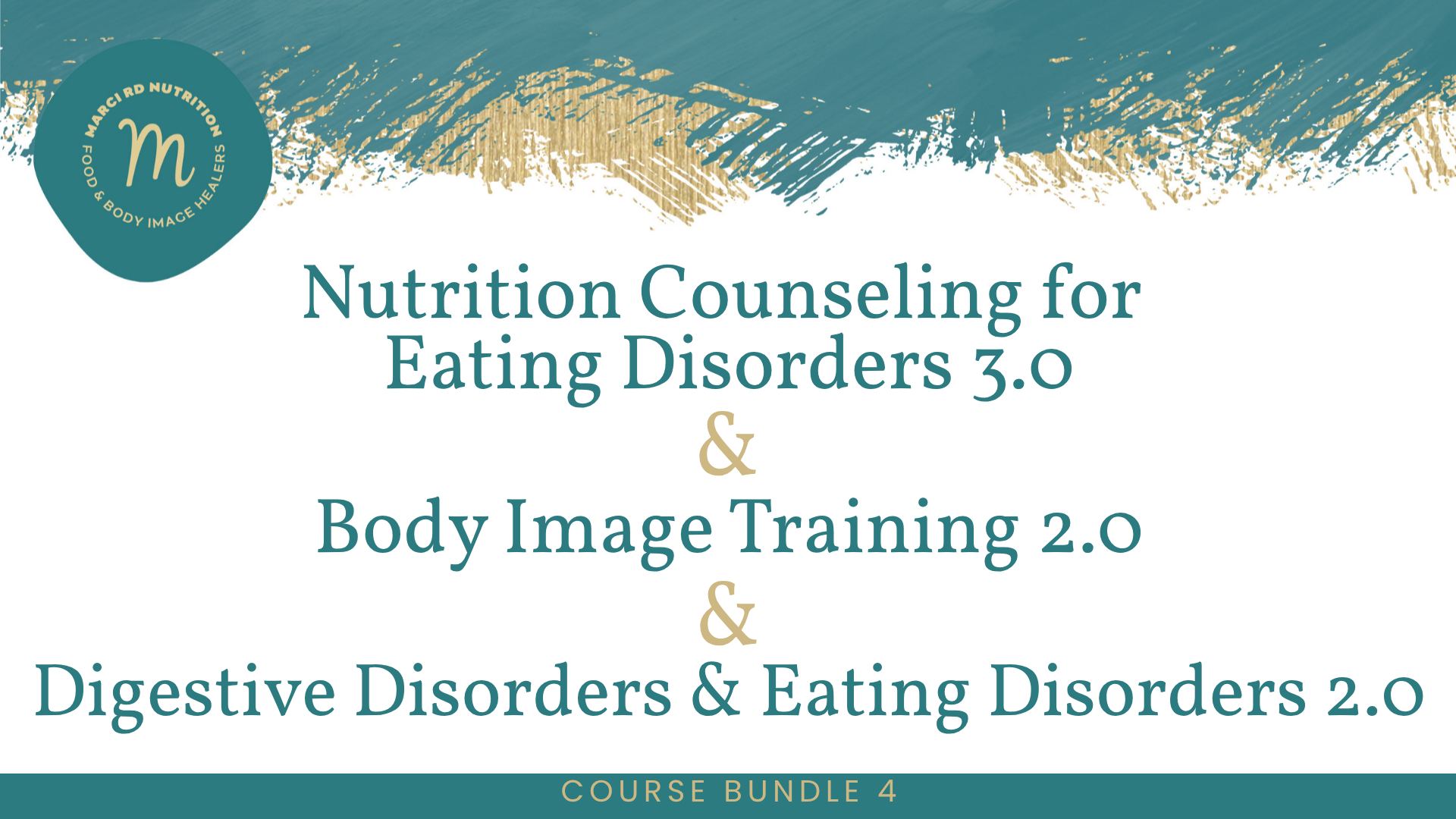 Product image for Bundle 4: ALL 3 core courses offered by Marci RD Nutrition
