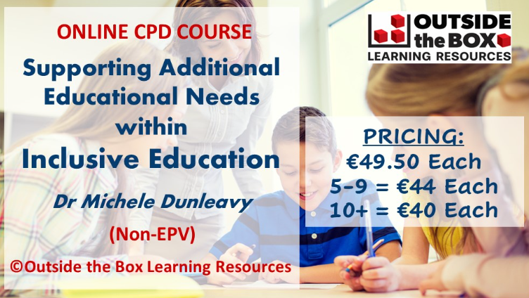 Product image for Supporting Additional Educational Needs within Inclusive Education - 2026-2027 (Non-EPV)