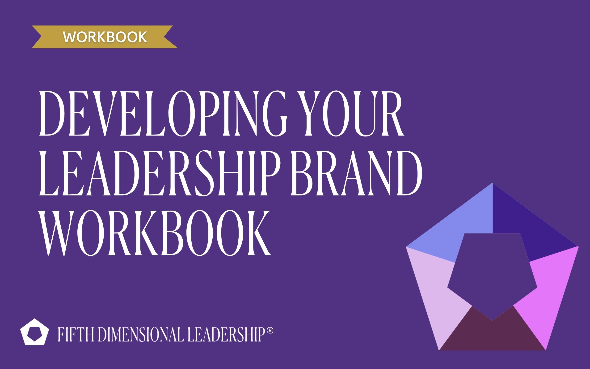 Product image for Developing Your Leadership Brand (Fillable) Workbook