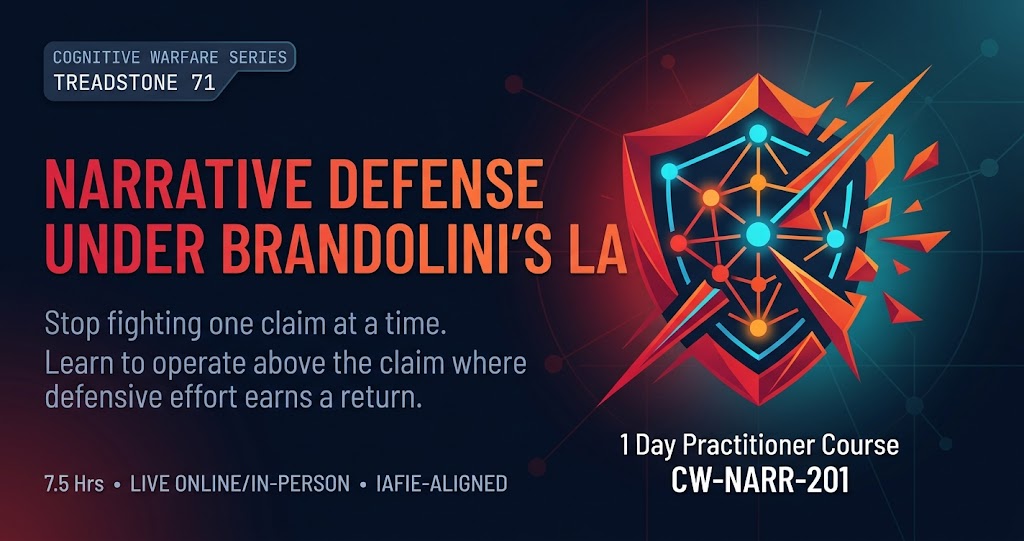 Product image for Narrative Defense Under Brandolini's Law