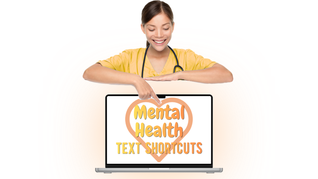Product image for Text Shortcuts | Mental Health