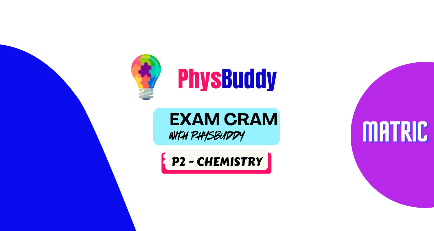 Product image for MATRIC EXAM CRAM P2 : CHEMISTRY