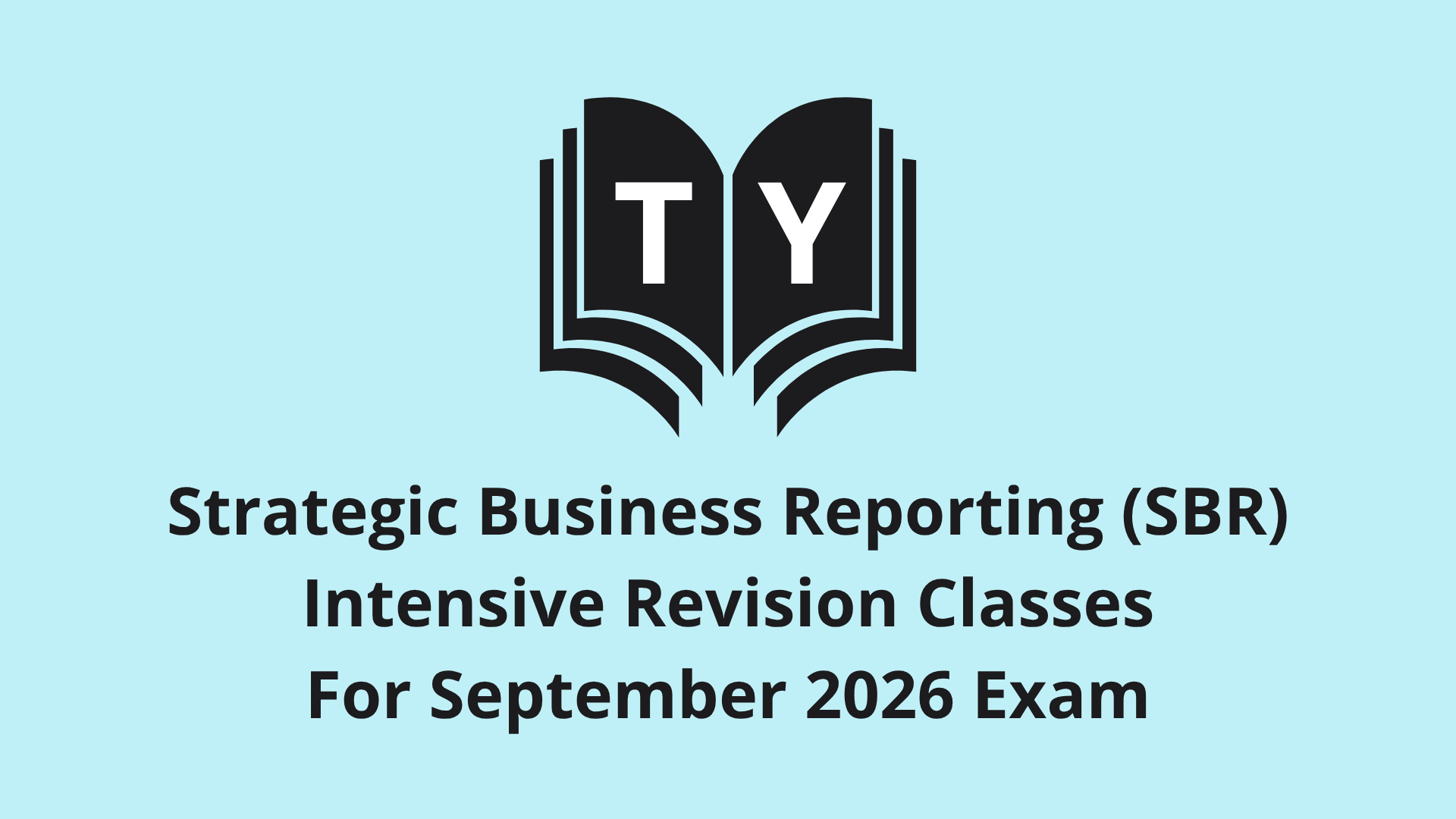 Product image for TY SBR 09’26 Revision Classes