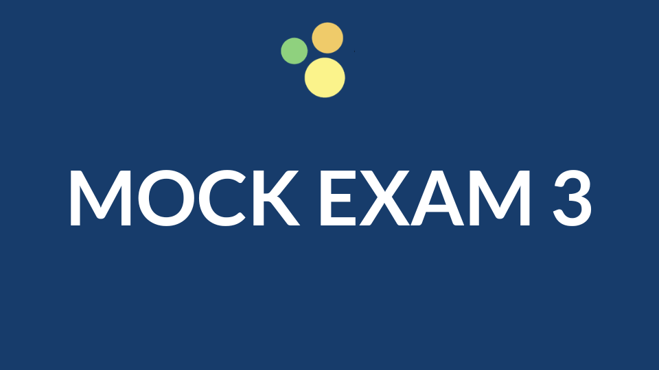 Product image for Mock Exam 3
