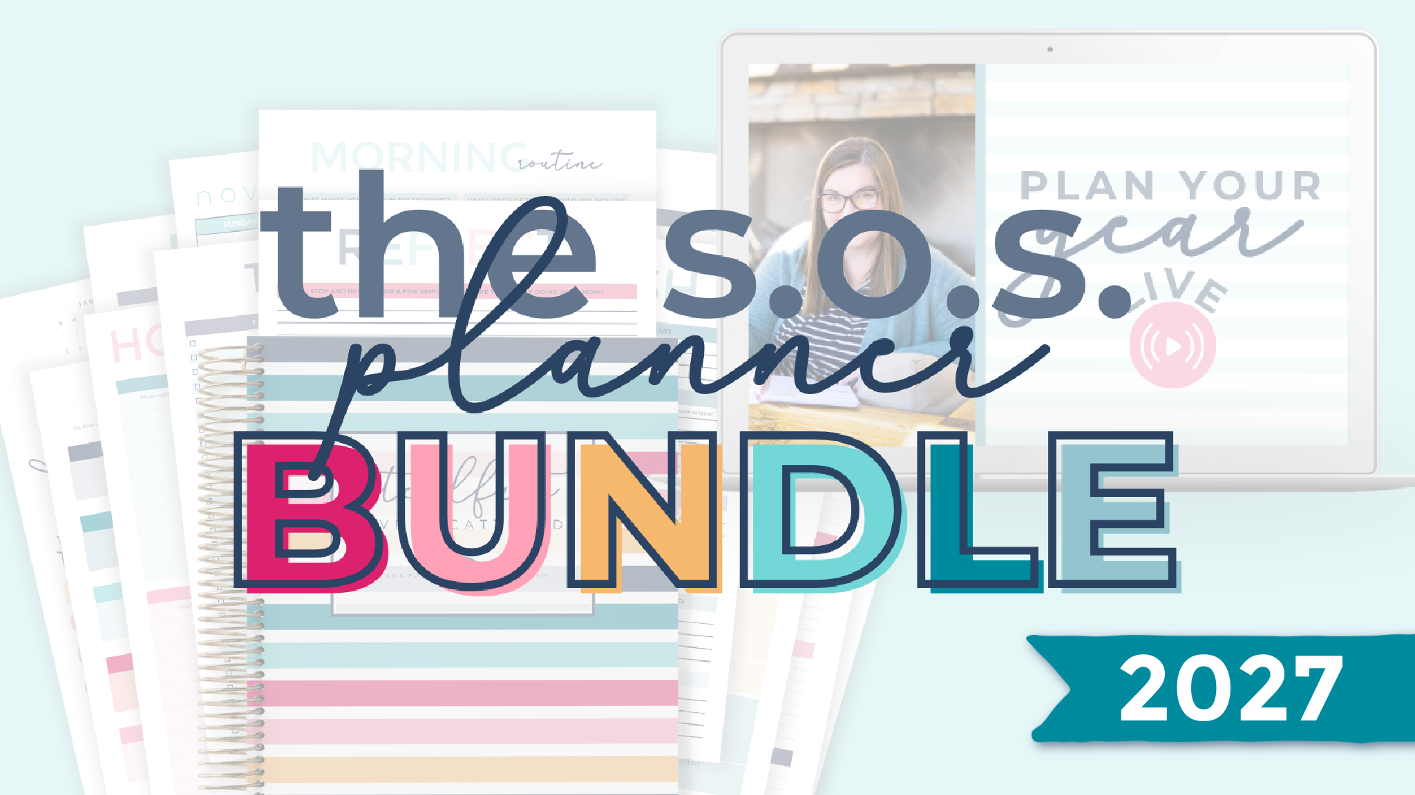 Product image for The 2027 Deluxe Planning + Goal Setting Bundle