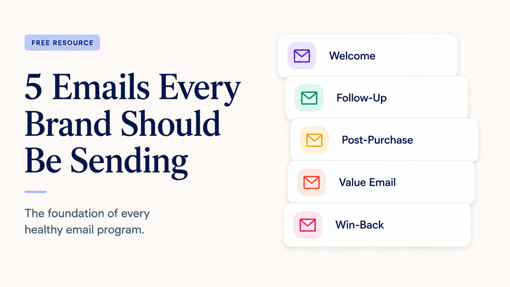 Product image for 5 Emails Every Brand Should Be Sending