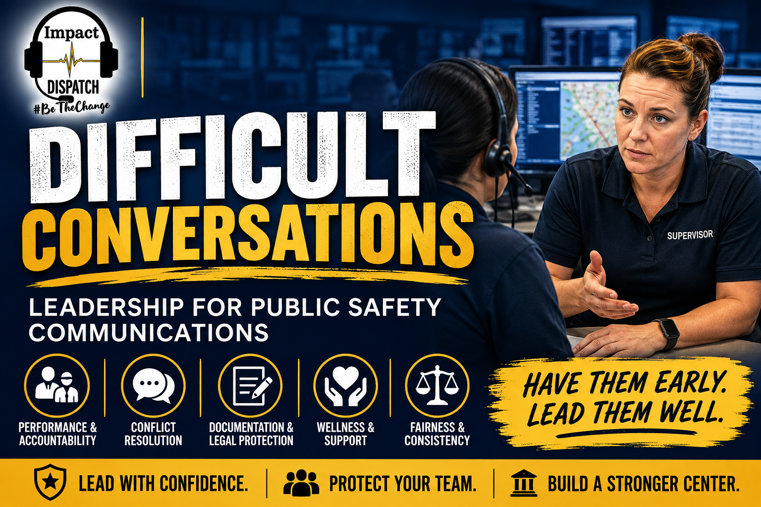 Product image for Difficult Conversations: Leadership for Public Safety Communications