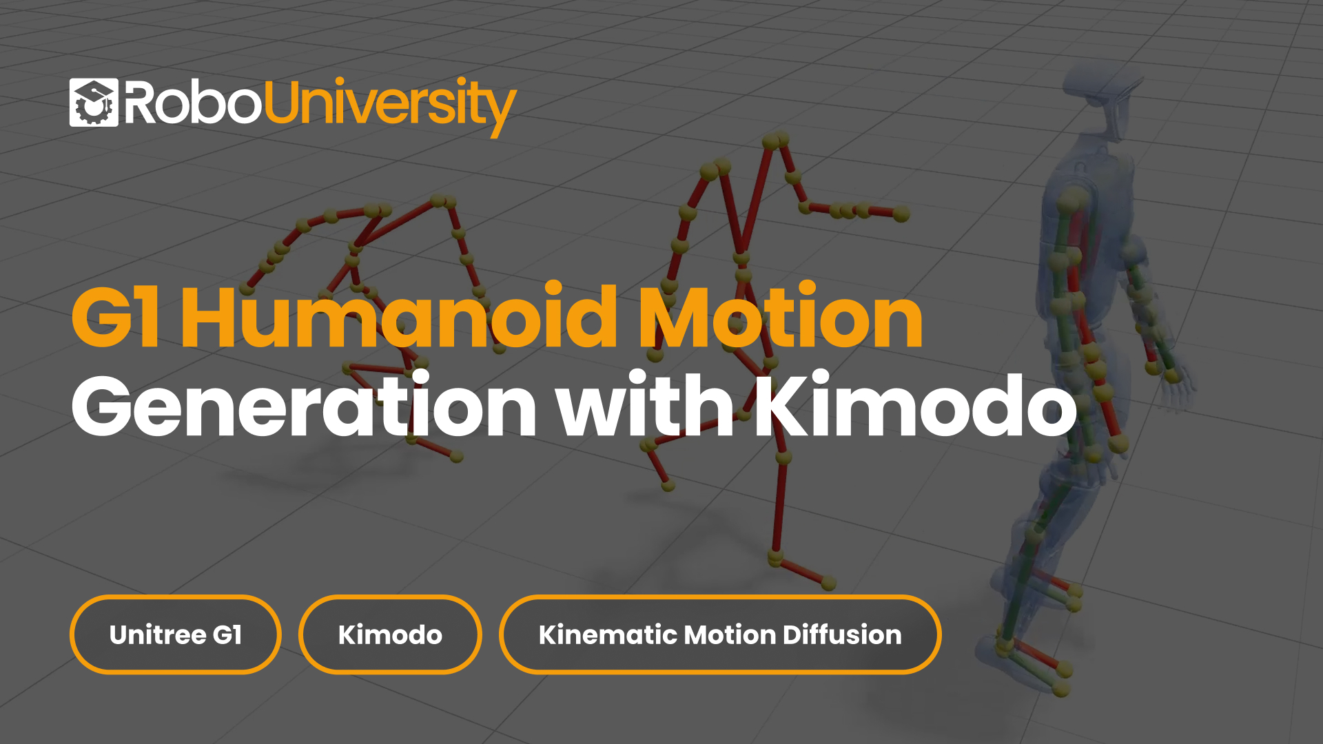 Product image for G1 Humanoid Motion Generation with KIMODO