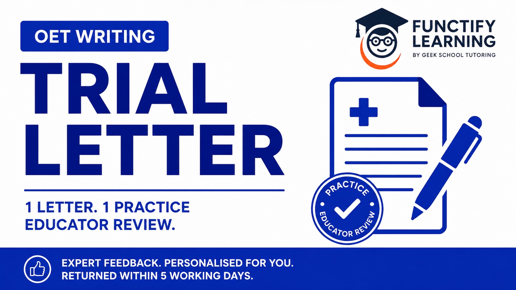 Product image for OET Writing Trial Letter