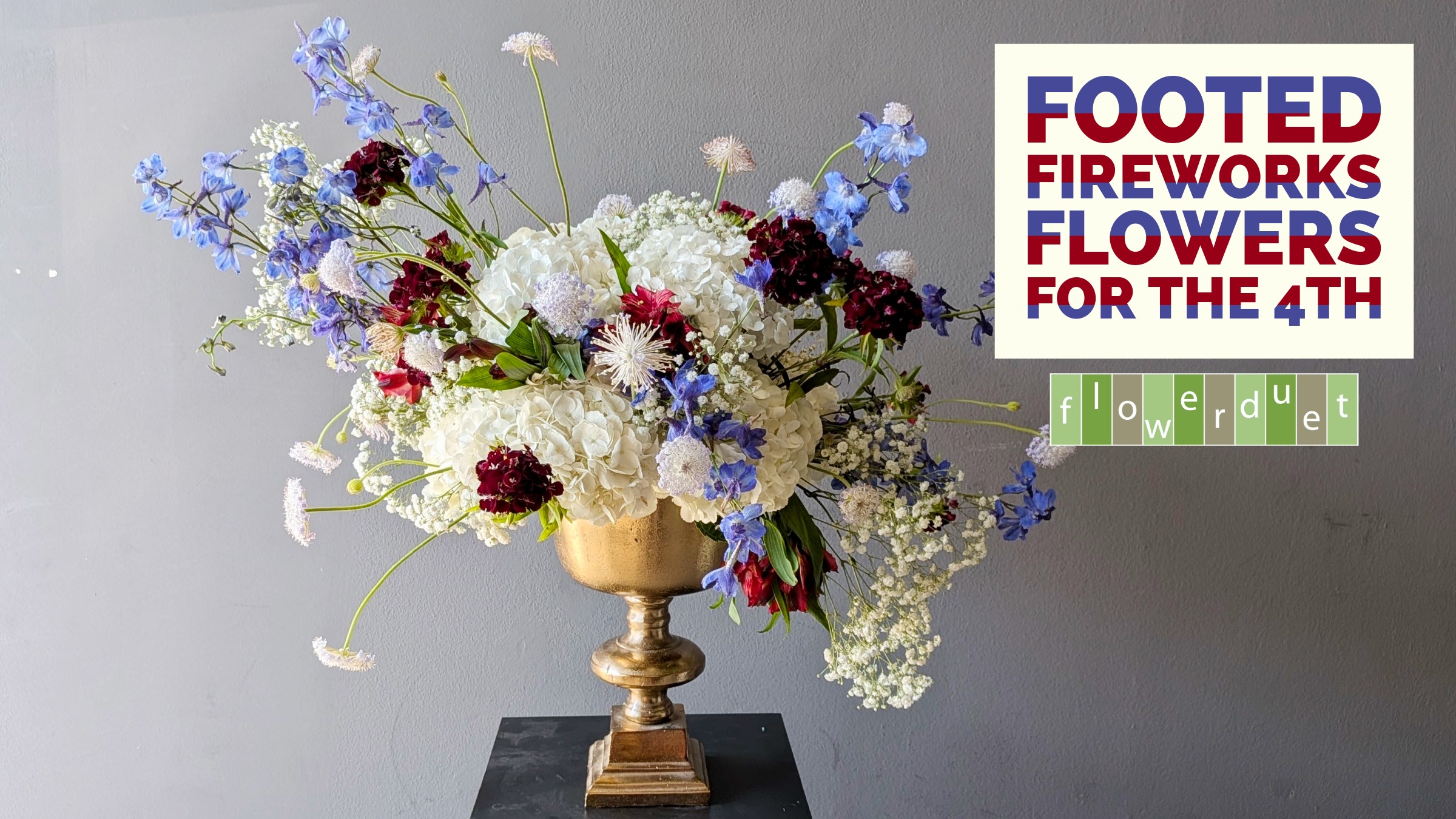 Product image for Flower Arranging Fridays: America Turns 250 - Fireworks Flowers for the Fourth