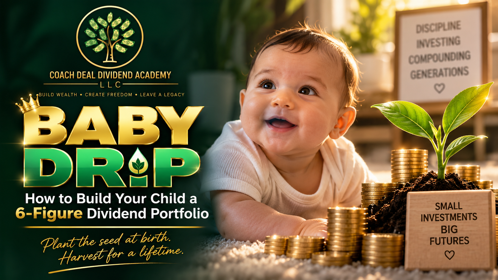Product image for Baby DRIP: How to Build Your Child a 6-Figure Dividend Portfolio