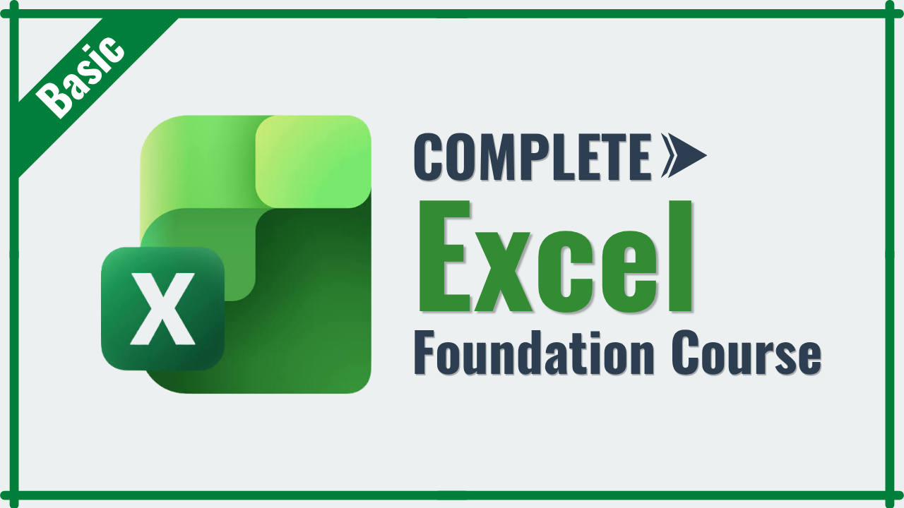 Product image for Complete Excel Foundation Course