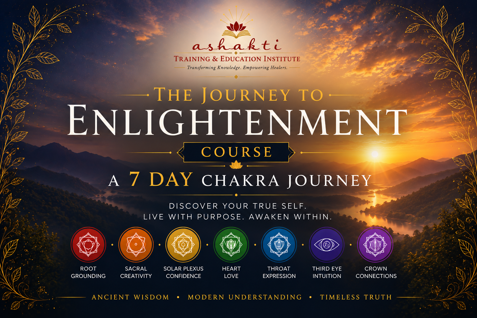 Product image for The Journey to Enlightenment: A 7-Day Chakra Journey