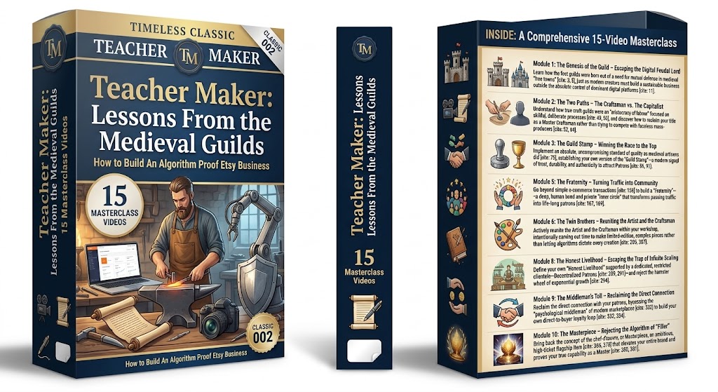 Product image for (2026) - TCTM6-tm - How to Transcend the Esty Algorithm- Timeless Classic - TEACHER MAKER