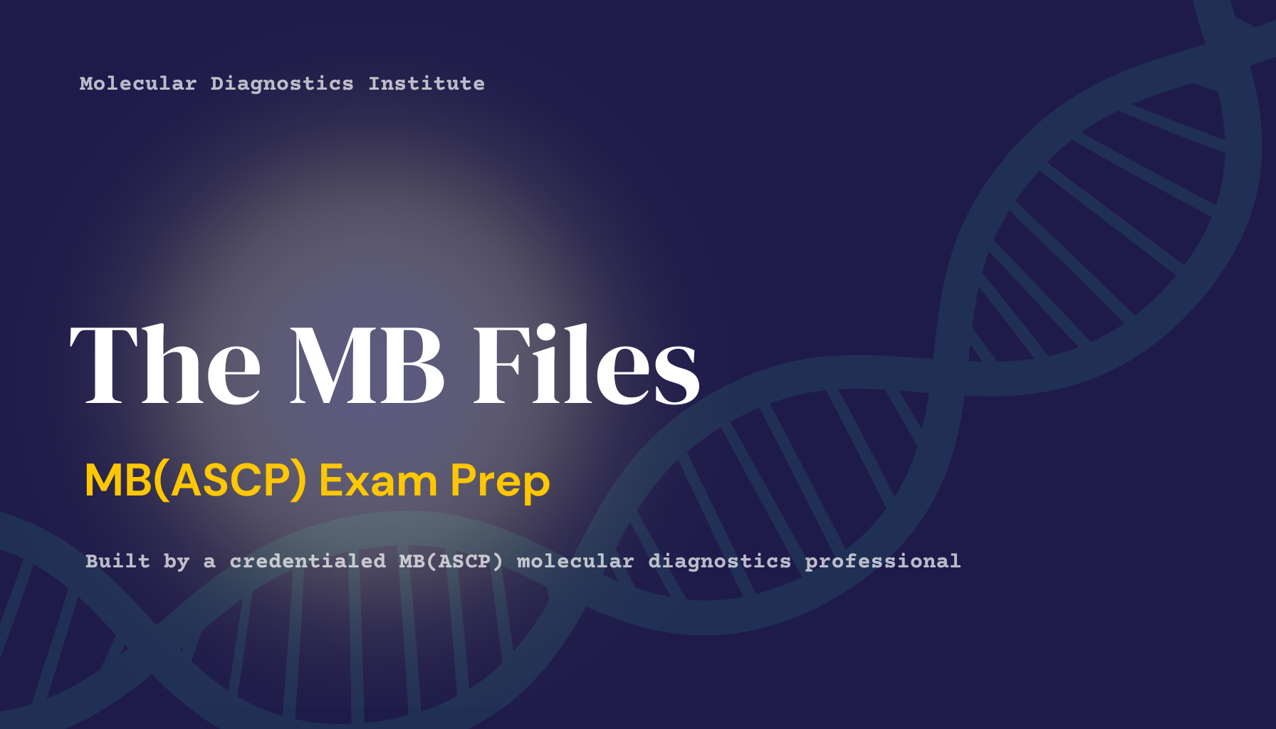 Product image for The MB Files: MB(ASCP) Exam Preparation
