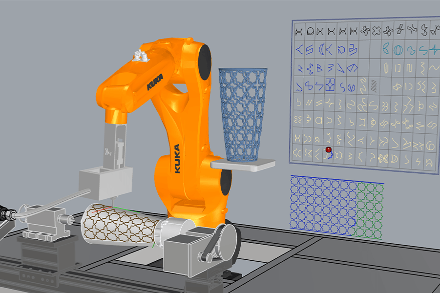 Continuous Curves, Rotating Forms: A New Approach to Ceramic Printing