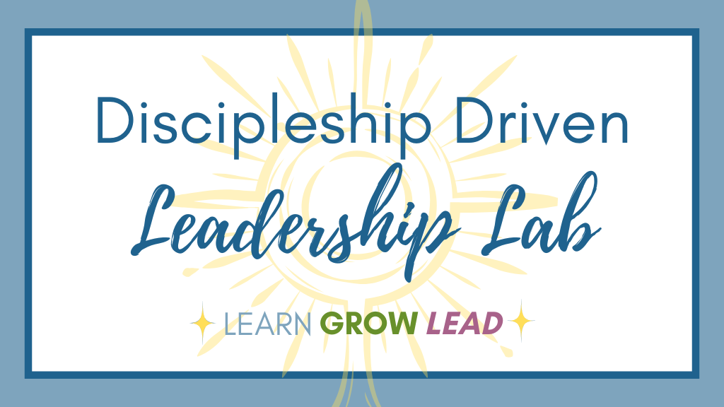 Product image for Discipleship Driven Leadership Lab