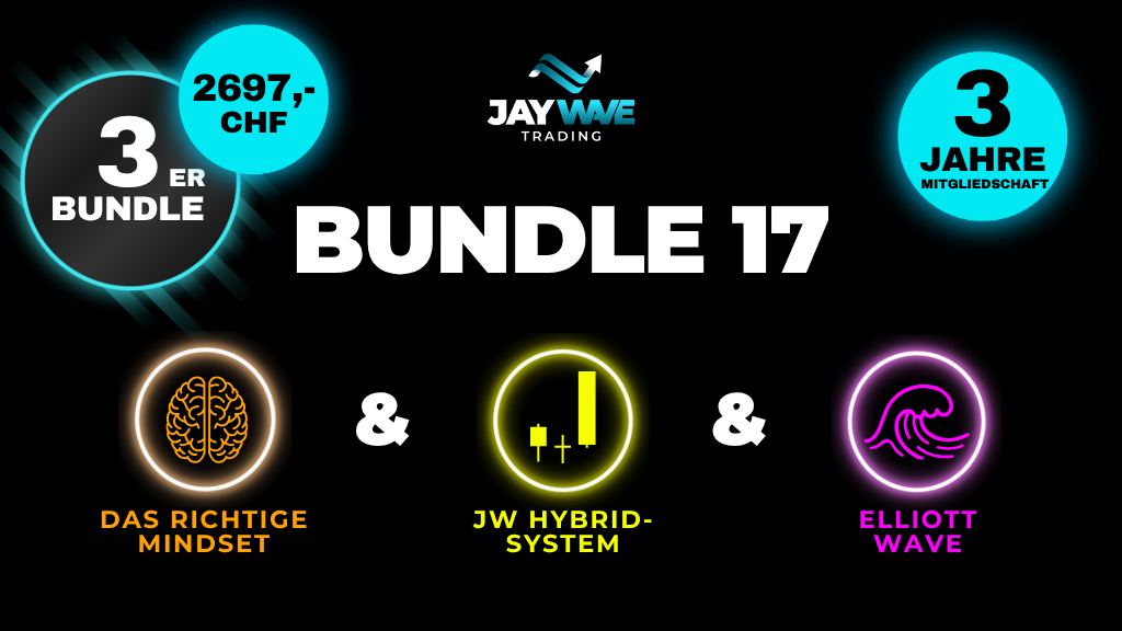 Product image for Bundle 17 - Das richtige Mindset + Das Hybridsystem + Masterclass Elliot Wave – 2’697 CHF – 3 Jahre Mitgliedschaft