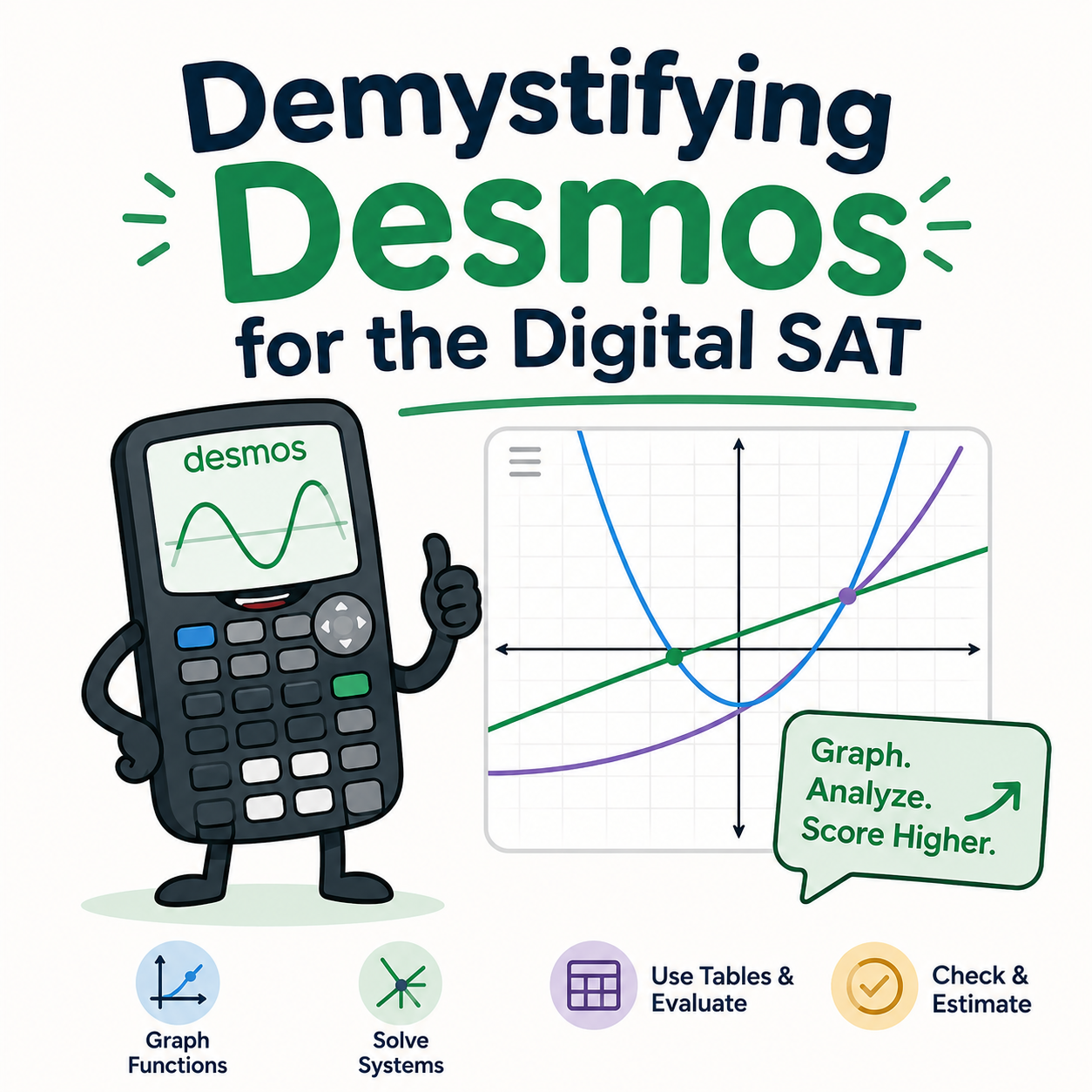Product image for Desmos and the Digital SAT