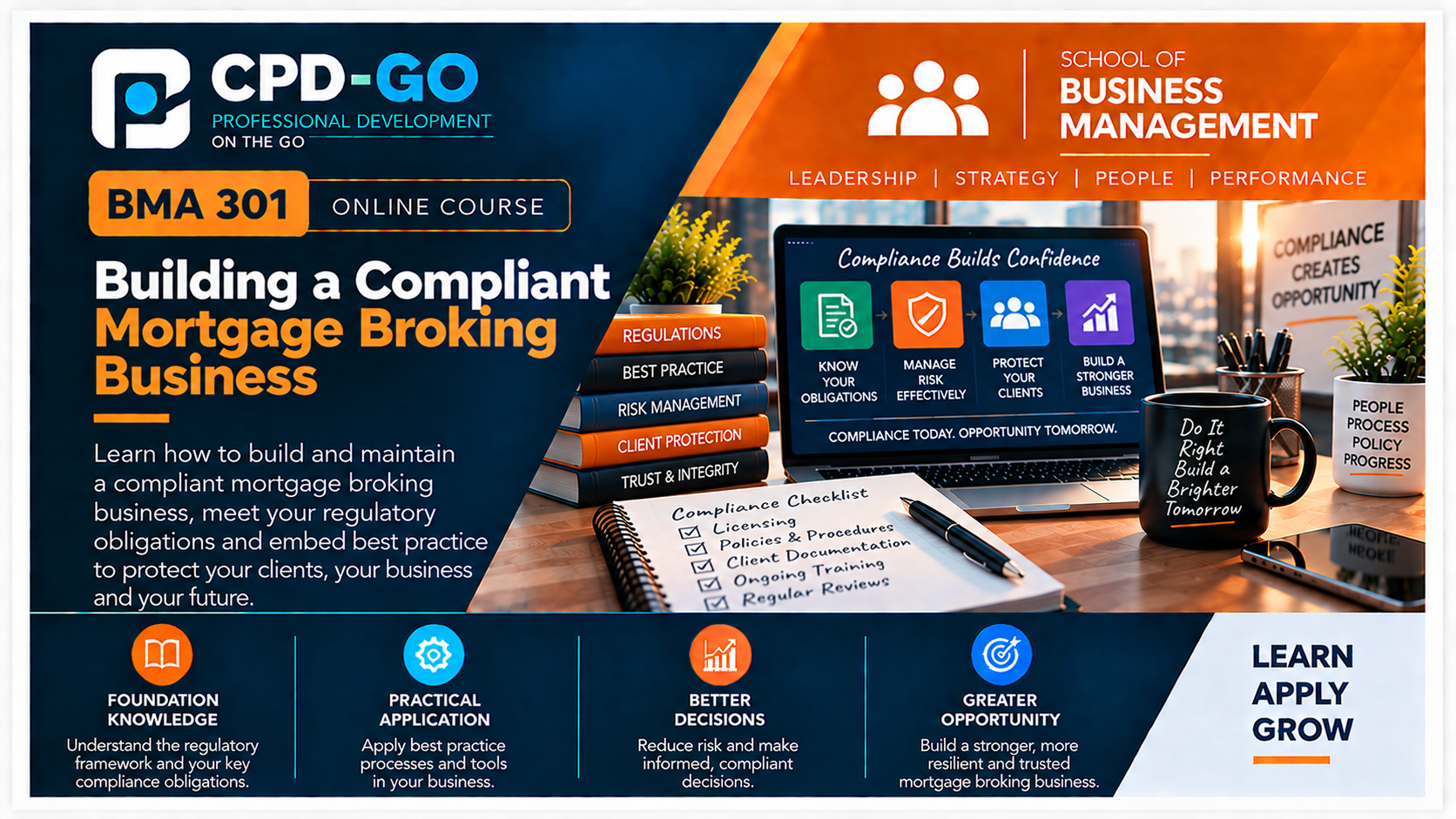 Product image for BMA 301 - Building a Compliant Mortgage Broking Business