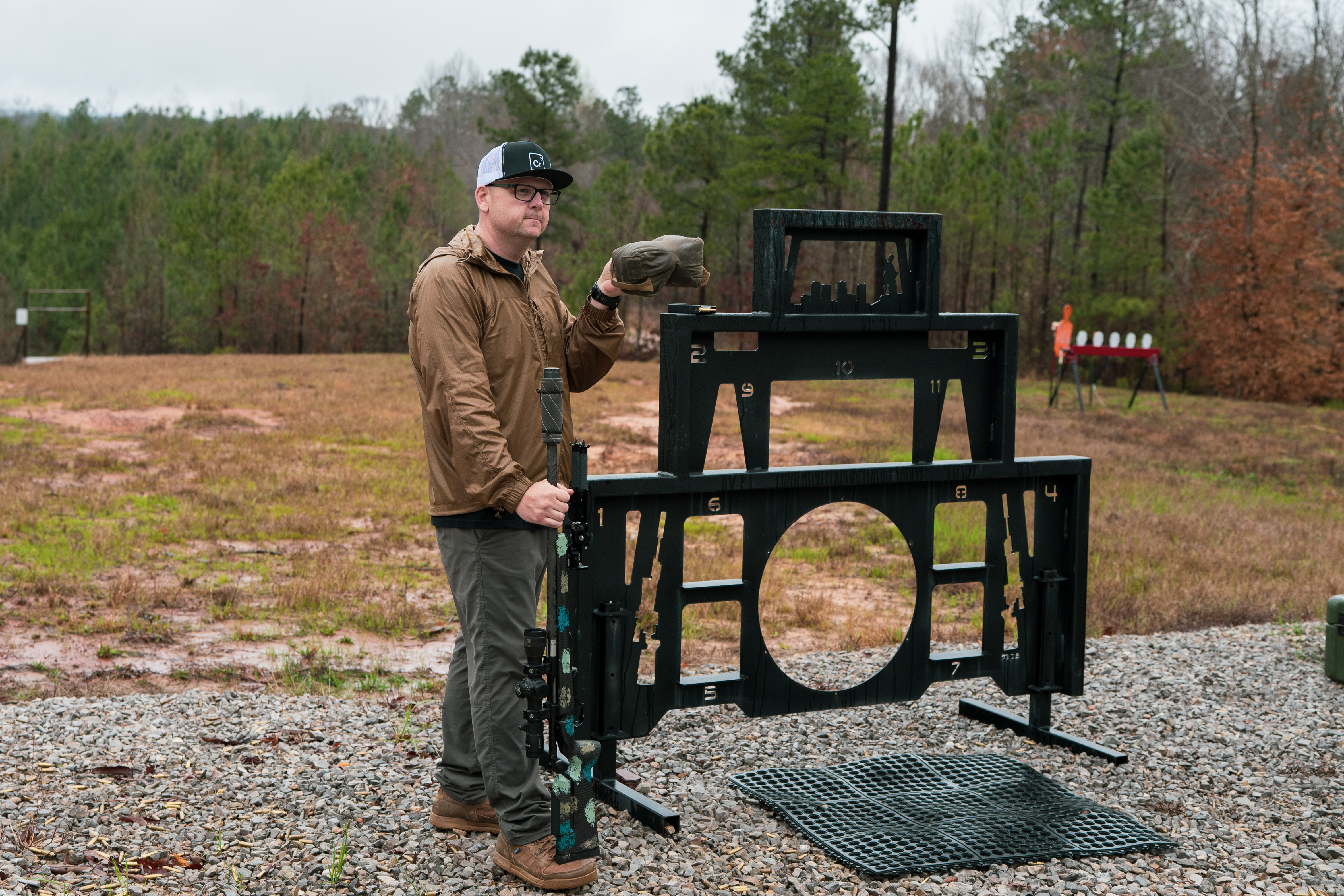 Chris teaching positional shooting at Steel City Precision in Vance Alabama