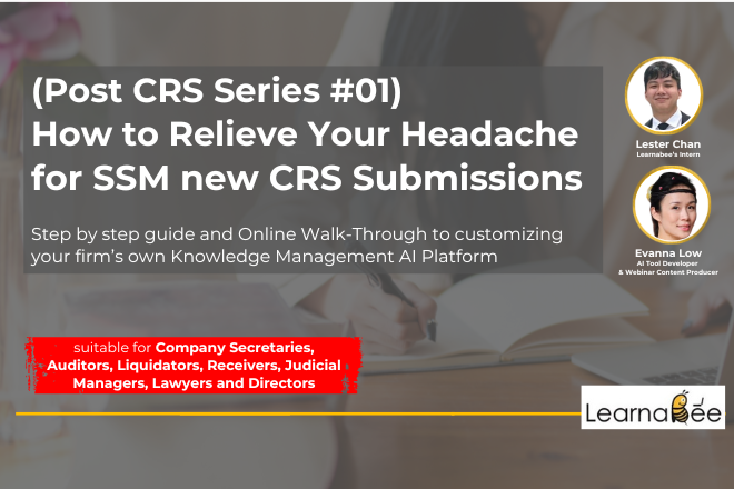 Product image for (English) Post-CRS Series #01 - How to Relieve Your Headache for SSM new CRS Submissions