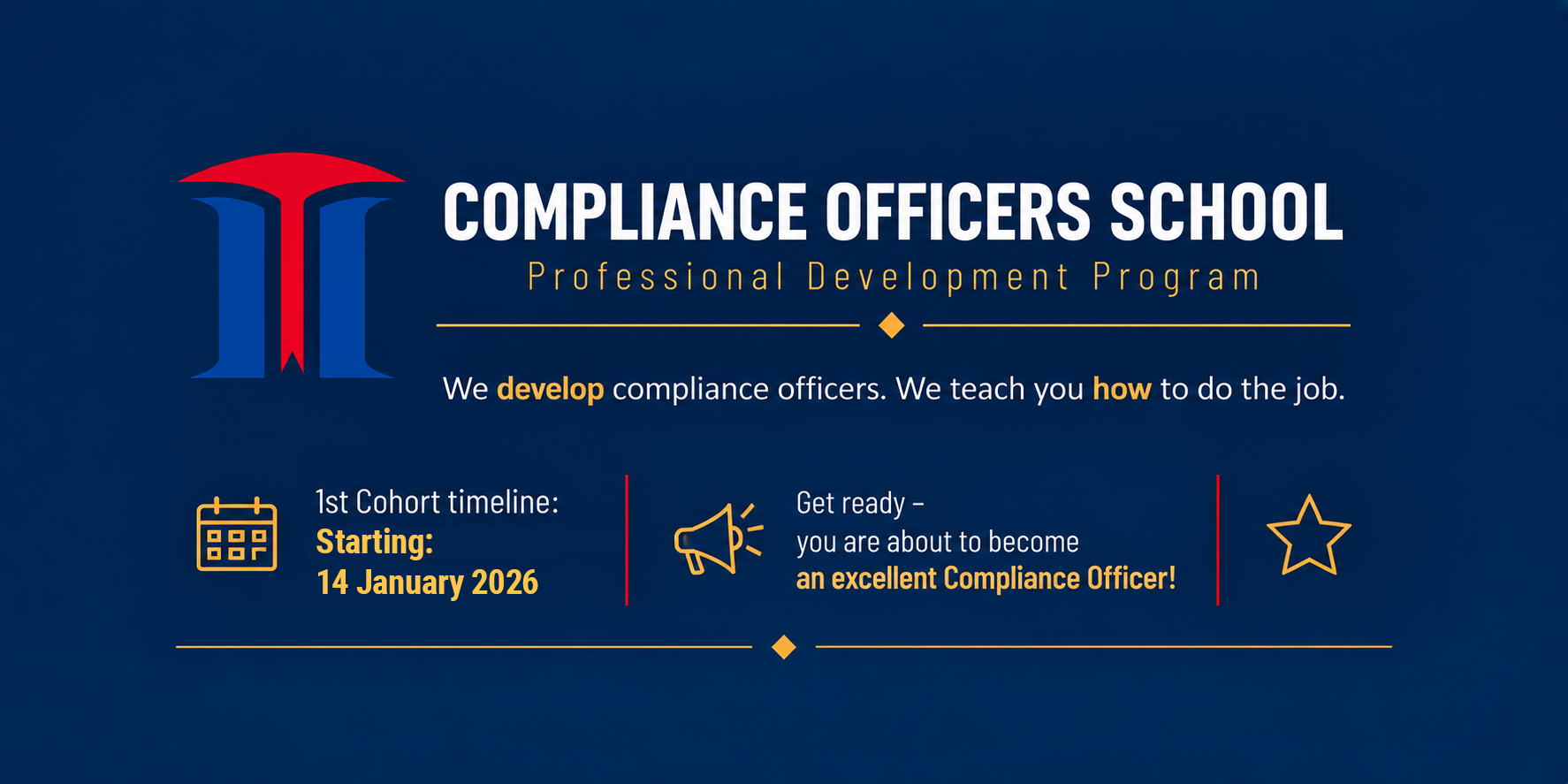Product image for Compliance Officers School - Professional Development Program 