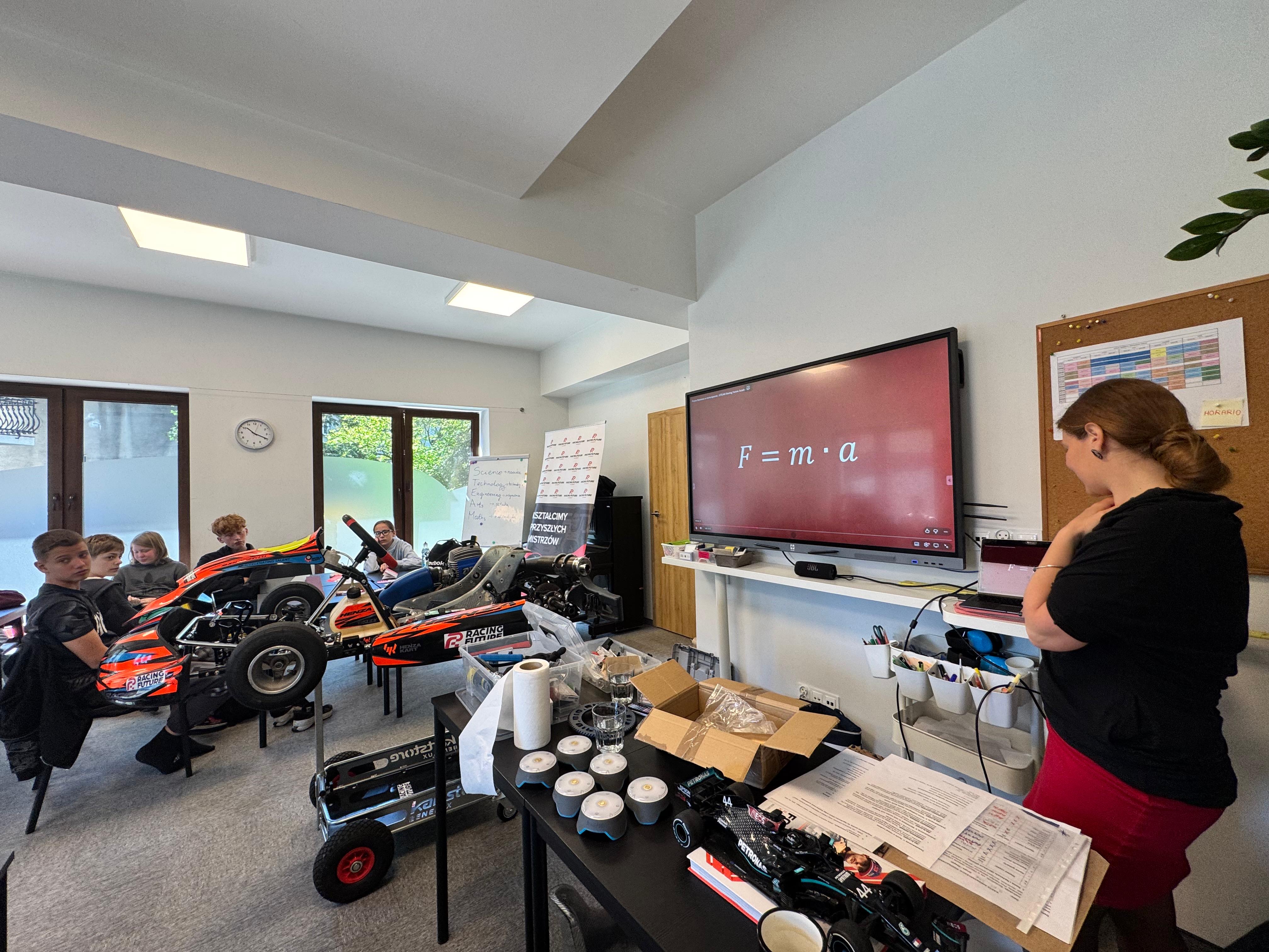 Zajęcia podczas Racing Future Academy