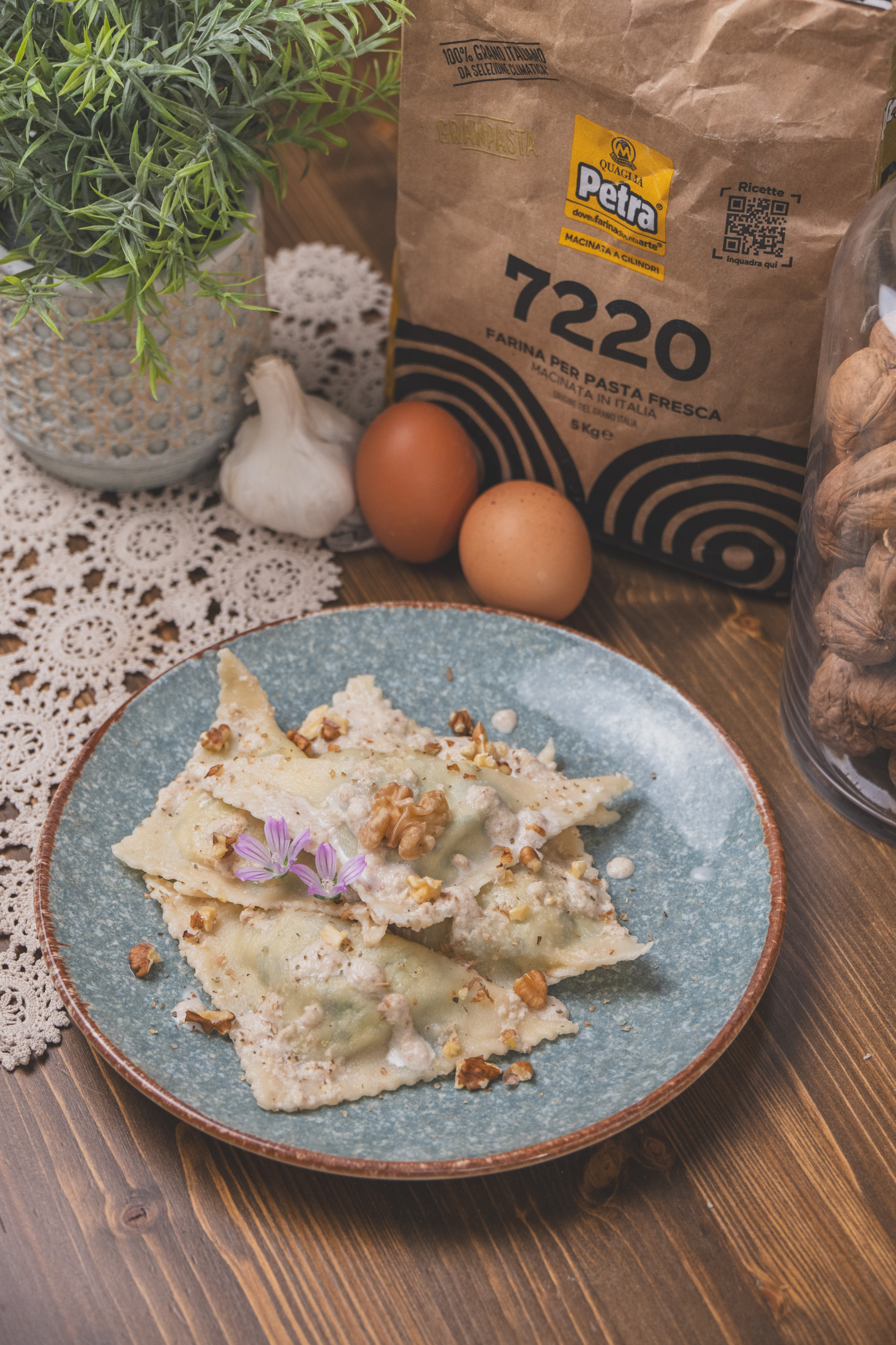 Product image for Pansoti with Walnut Sauce
