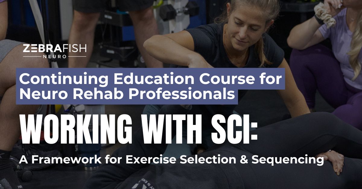 Product image for Working with SCI: A Framework for Exercise Selection & Sequencing (3-day / 22-hour course)