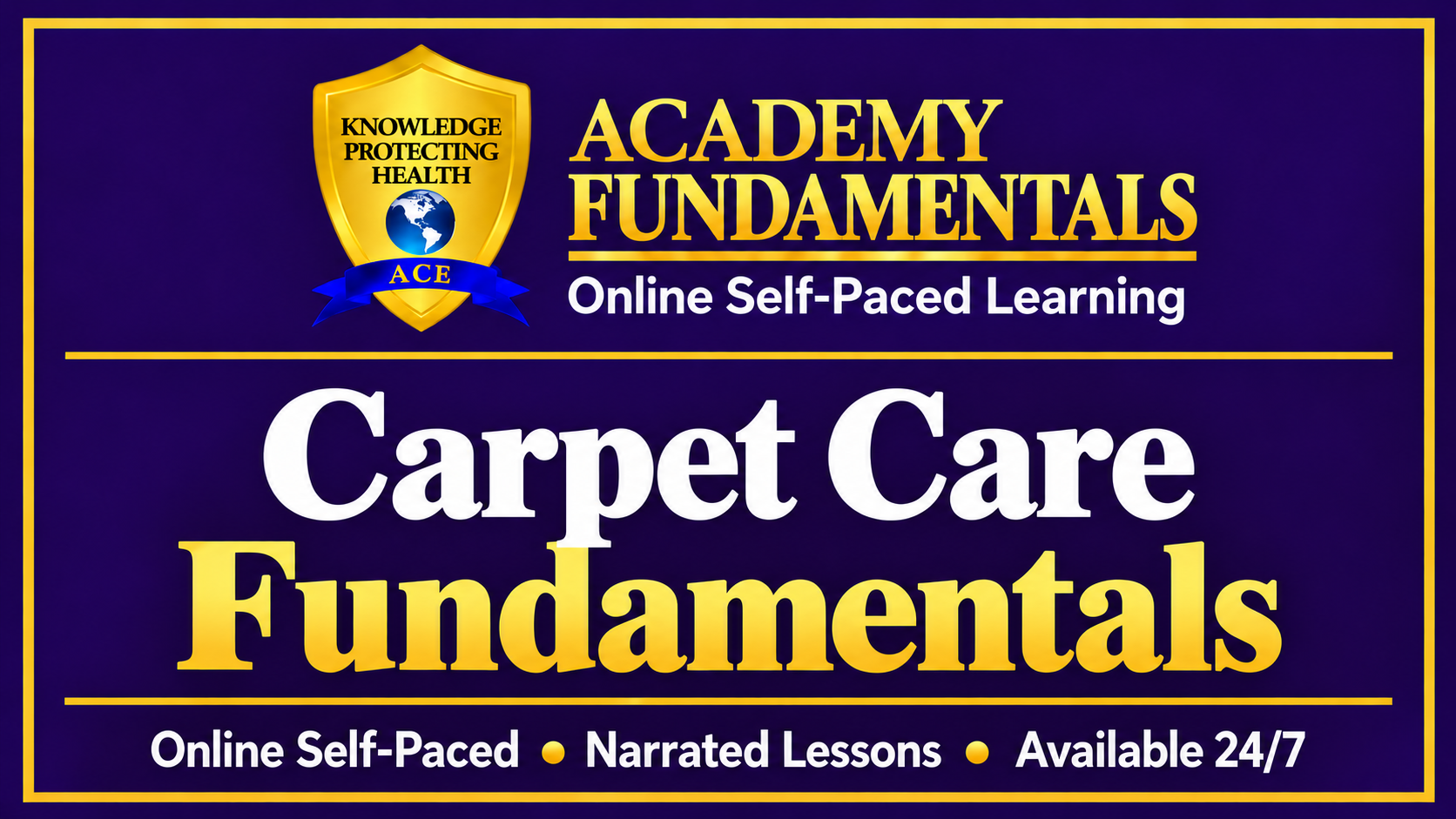 Product image for Carpet Care Fundamentals