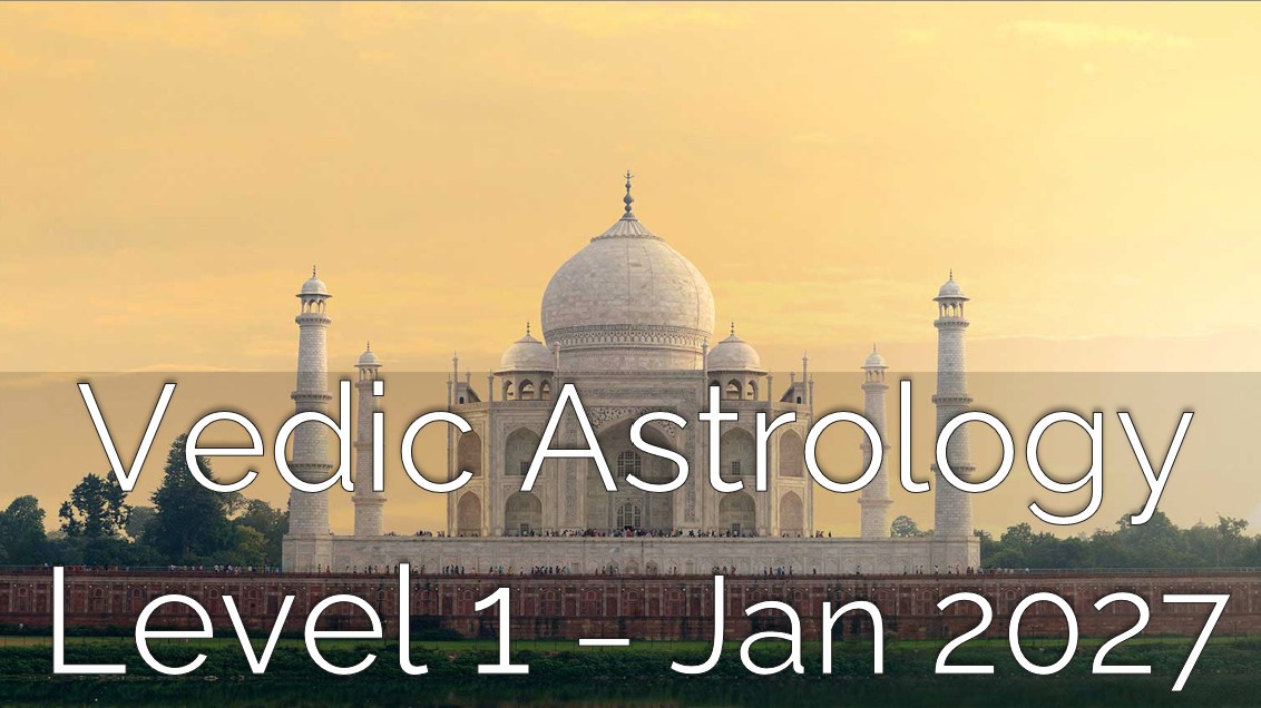Product image for Vedic Astrology Level 1 2027