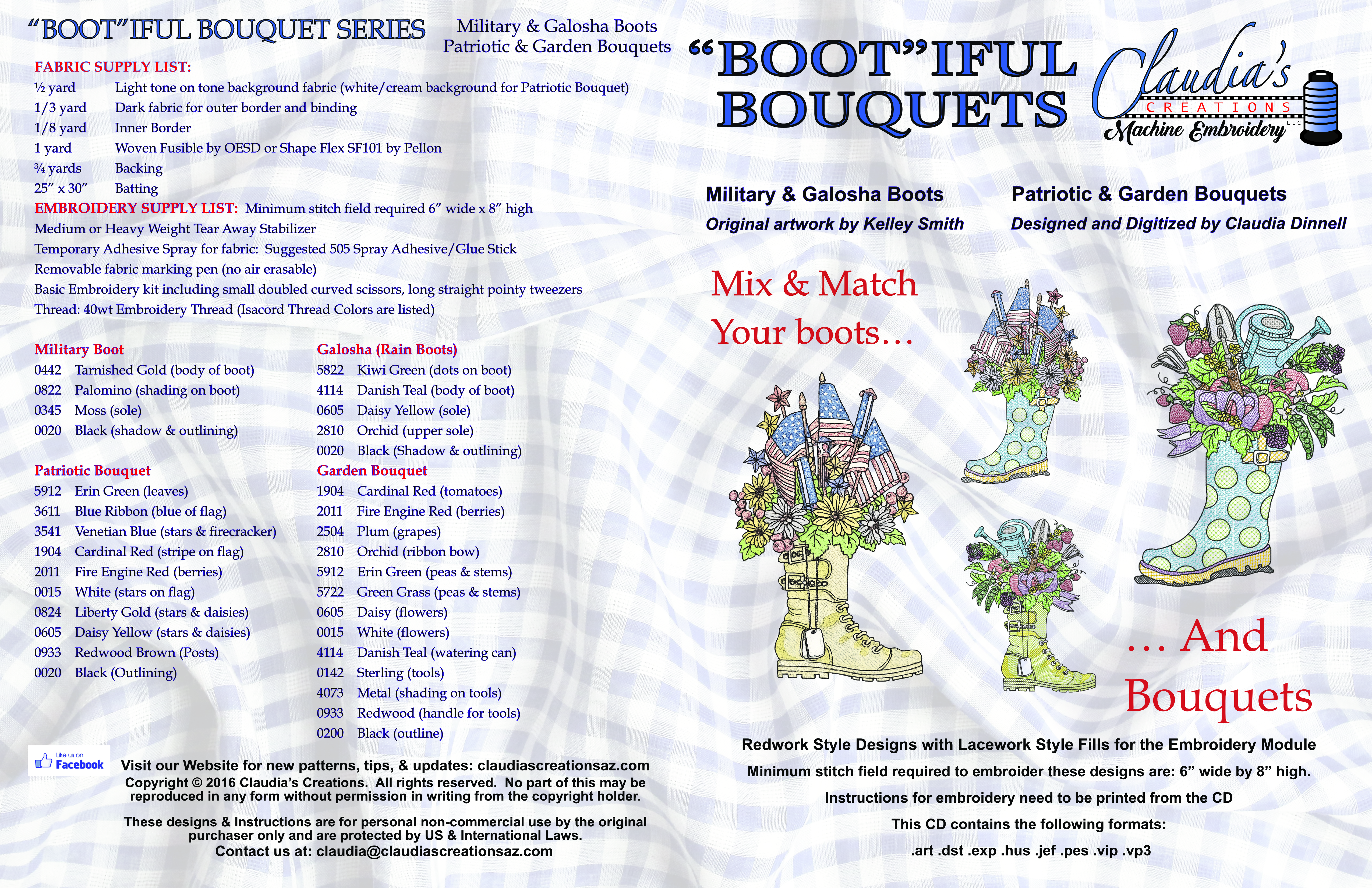 Product image for Bootiful Bouquets Military & Garden Boots & Bouquets