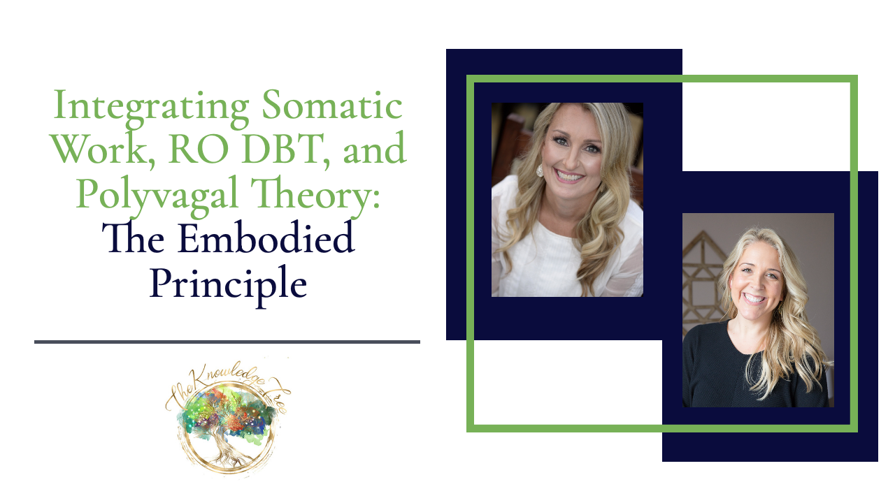 The Embodied Principle: Integrating Somatic Work, RO DBT, and Polyvagal Theory CE Webinar for therapists, counselors, psychologists, social workers, marriage and family therapists