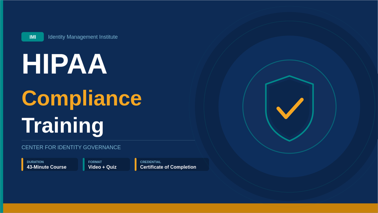 Product image for HIPAA Awareness and Compliance Training