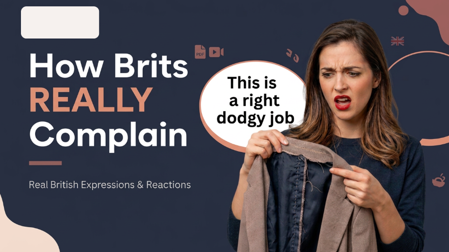 Product image for How Brits Really Complain About A Product or Service 